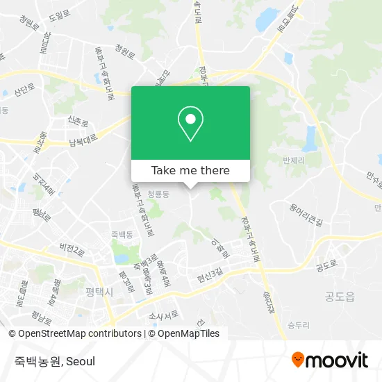 죽백농원 map