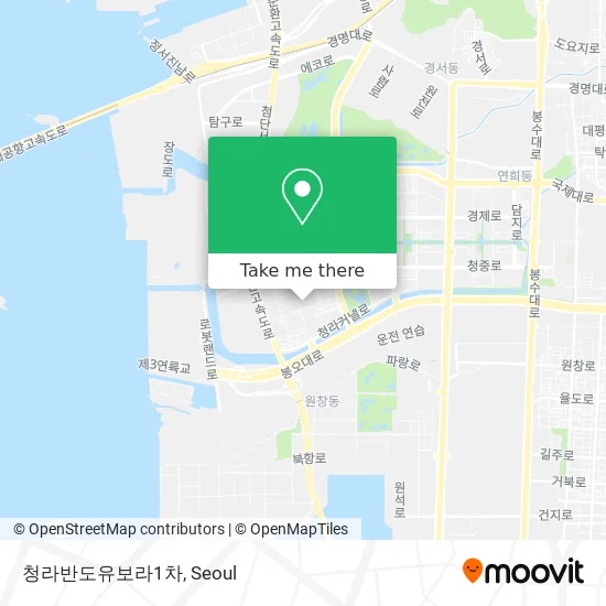 청라반도유보라1차 map