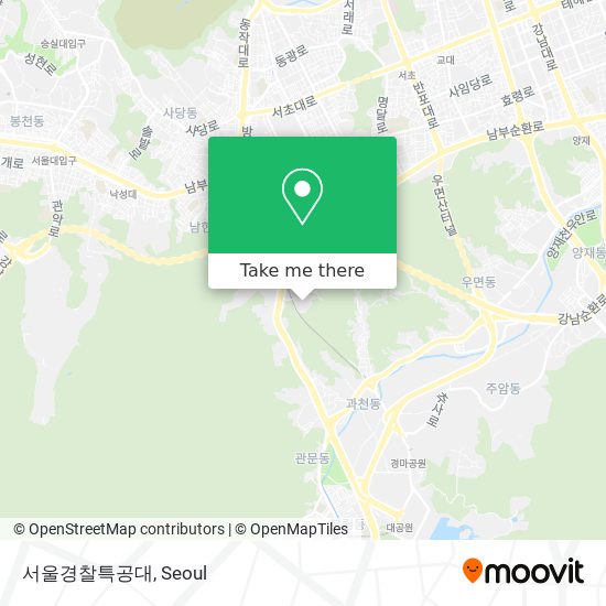 서울경찰특공대 map