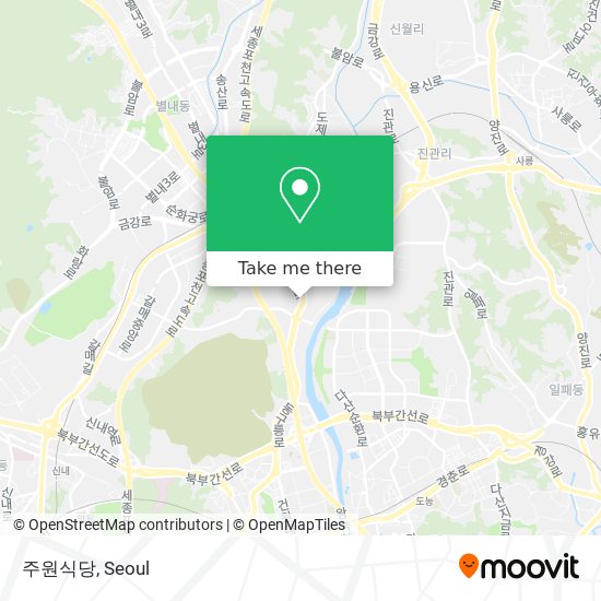 주원식당 map