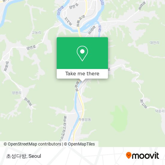 초성다방 map