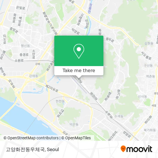 고양화전동우체국 map