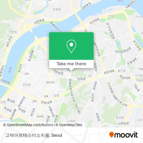 고덕아르테스미소지움 map