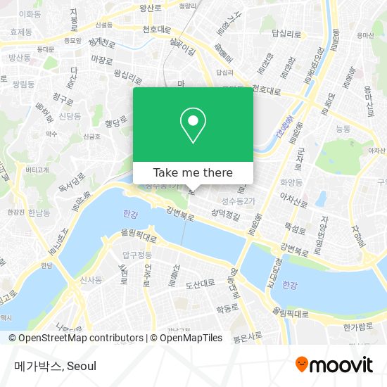 메가박스 map