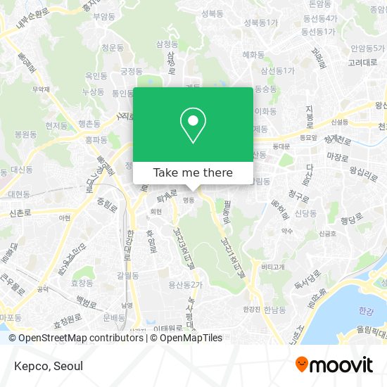 Kepco map