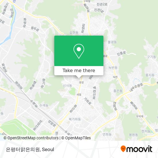 은평터맑은의원 map