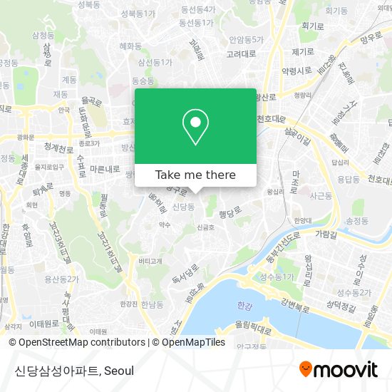 신당삼성아파트 map