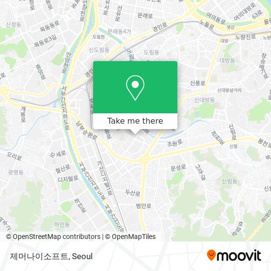 제머나이소프트 map