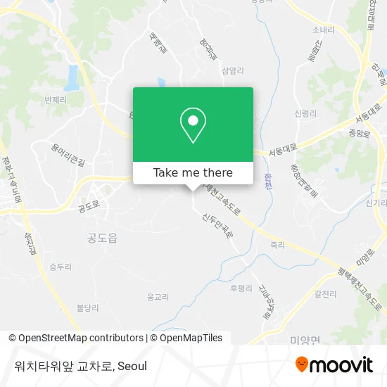 워치타워앞 교차로 map