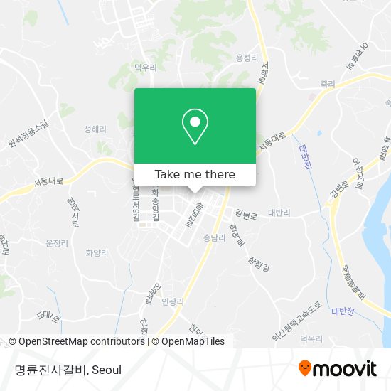 명륜진사갈비 map