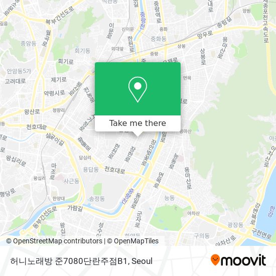 허니노래방         준7080단란주점B1 map