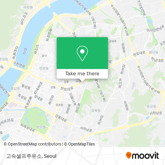 고속셀프주유소 map