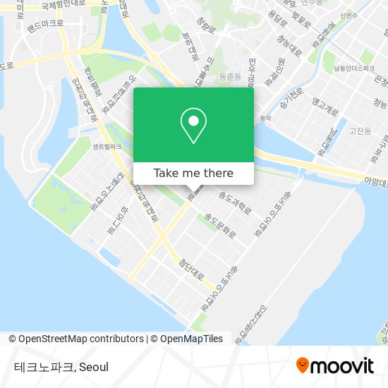 테크노파크 map