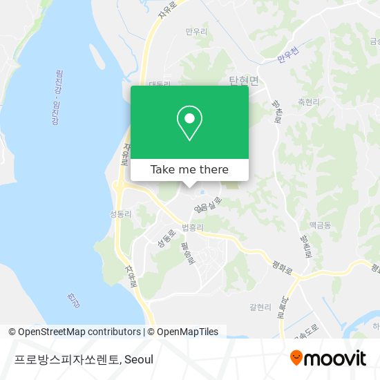 프로방스피자쏘렌토 map