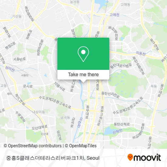중흥S클래스더테라스리버파크1차 map