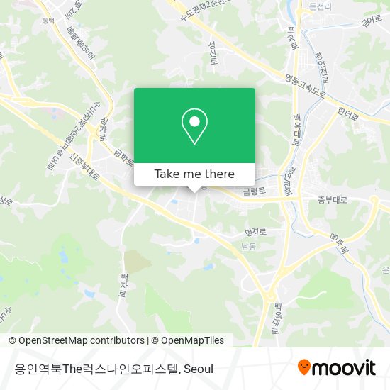 용인역북The럭스나인오피스텔 map