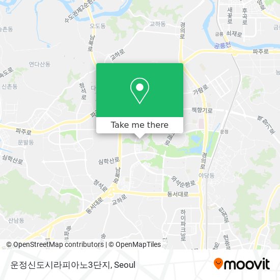 운정신도시라피아노3단지 map