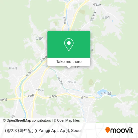 (양지아파트앞) (( Yangji Apt. Ap )) map