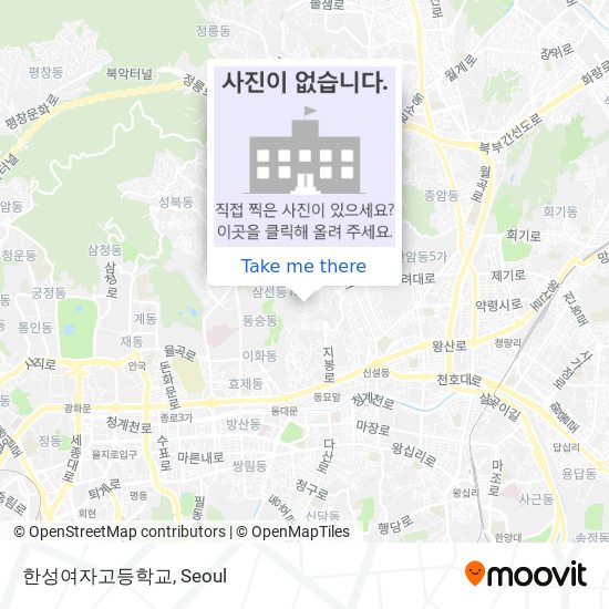 한성여자고등학교 map