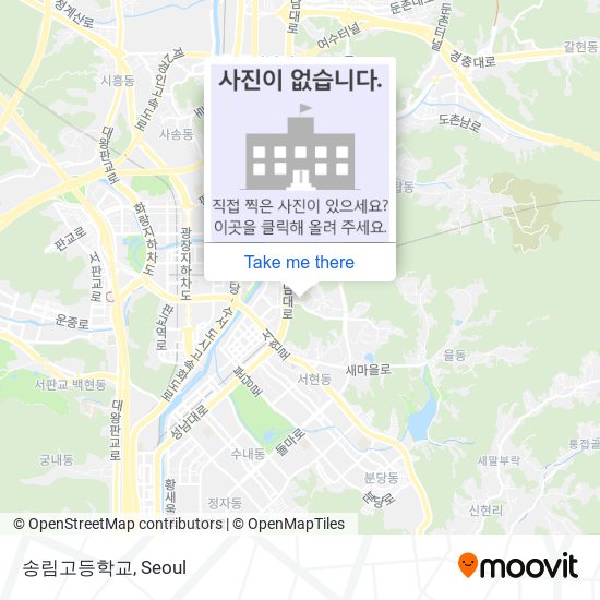 송림고등학교 map