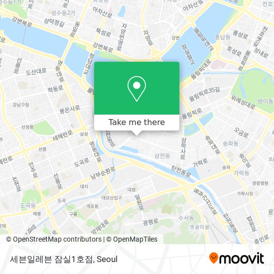 세븐일레븐 잠실1호점 map