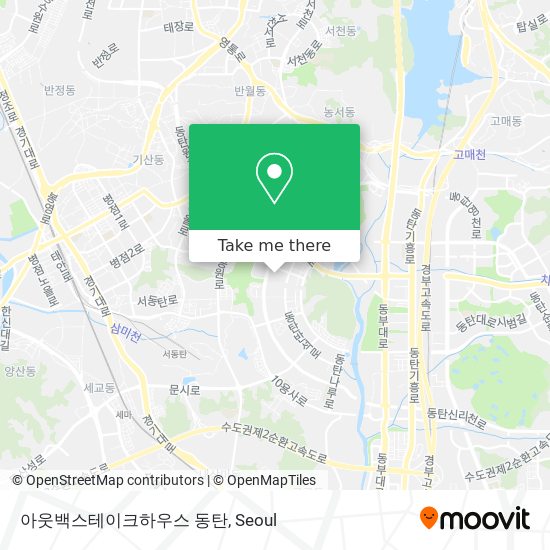 아웃백스테이크하우스 동탄 map