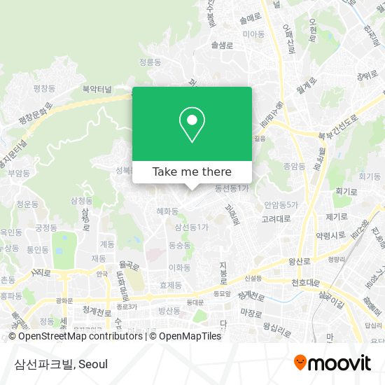 삼선파크빌 map