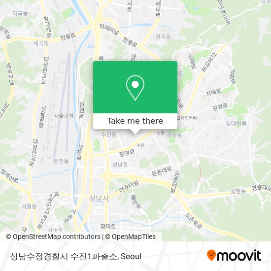 성남수정경찰서 수진1파출소 map