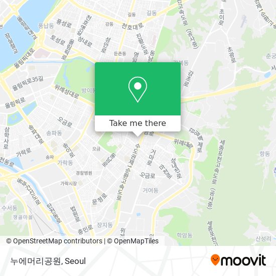 누에머리공원 map