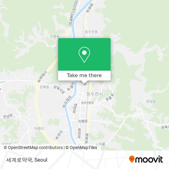 세계로약국 map