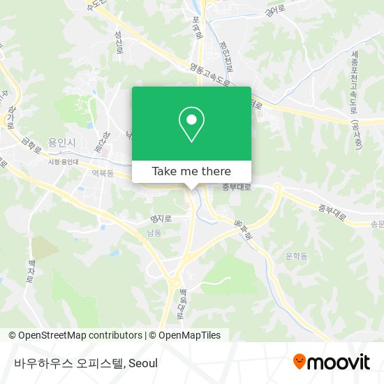 바우하우스 오피스텔 map