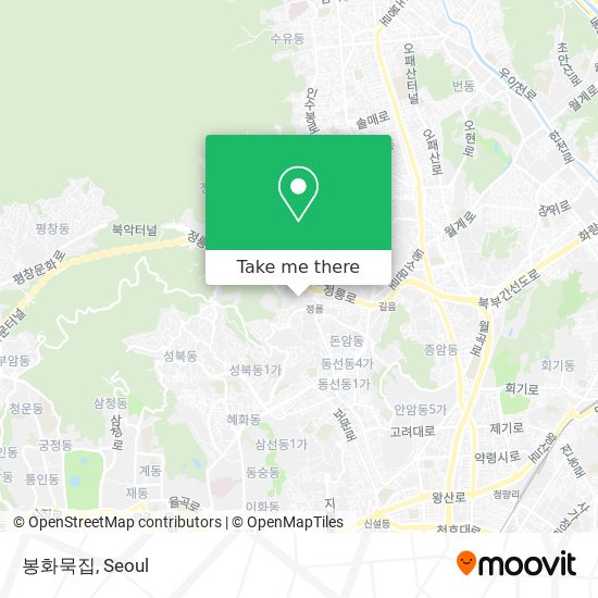 봉화묵집 map