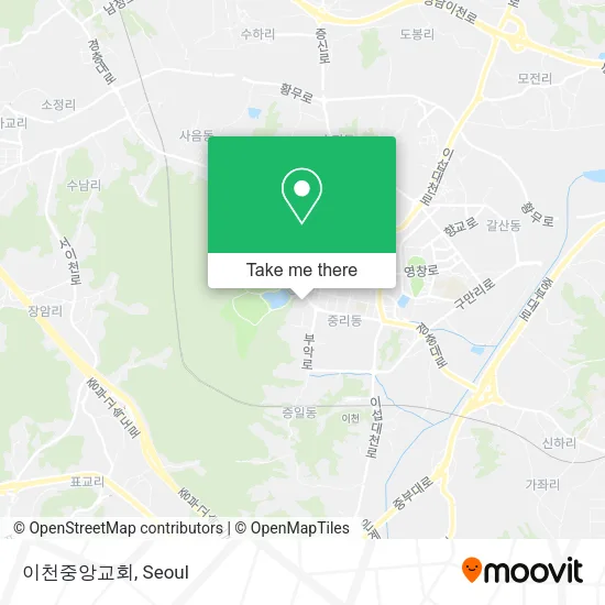 이천중앙교회 map