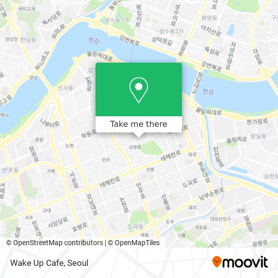 Wake Up Cafe map