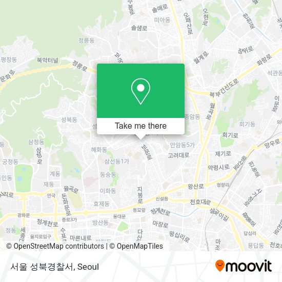 서울 성북경찰서 map