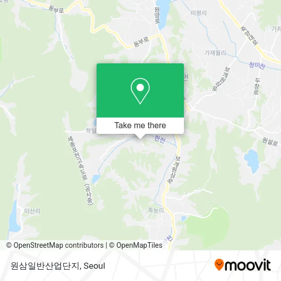 원삼일반산업단지 map