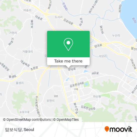맘보식당 map