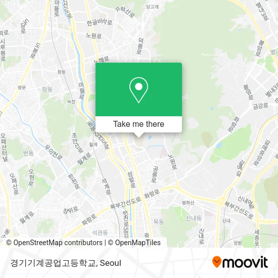 경기기계공업고등학교 map