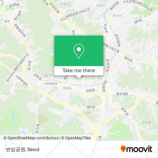 번암공원 map