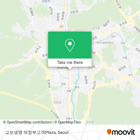 교보생명 의정부고객Plaza map