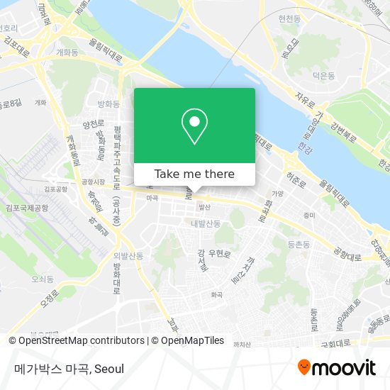 메가박스 마곡 map