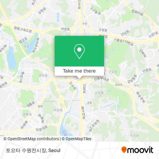 토요타 수원전시장 map