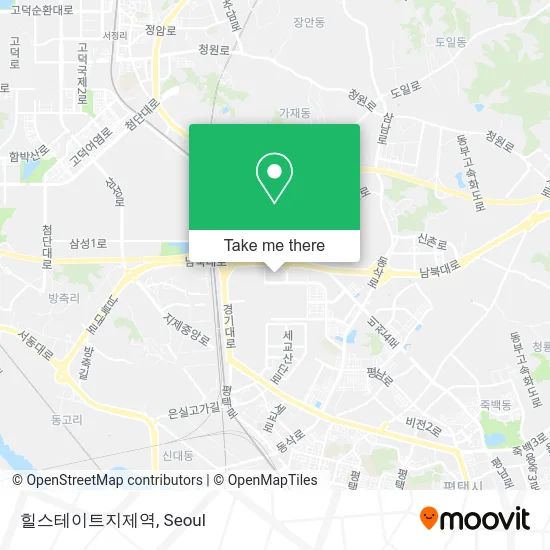 힐스테이트지제역 map