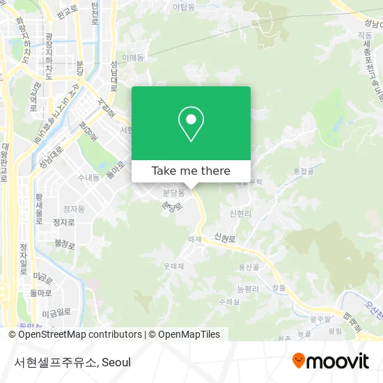 서현셀프주유소 map