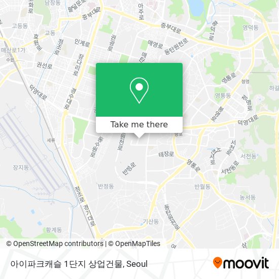 아이파크캐슬 1단지 상업건물 map
