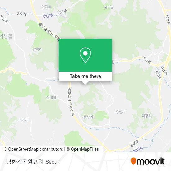 남한강공원묘원 map