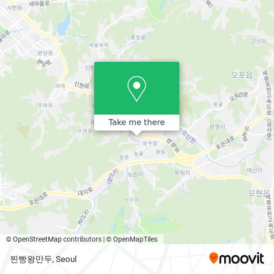 찐빵왕만두 map