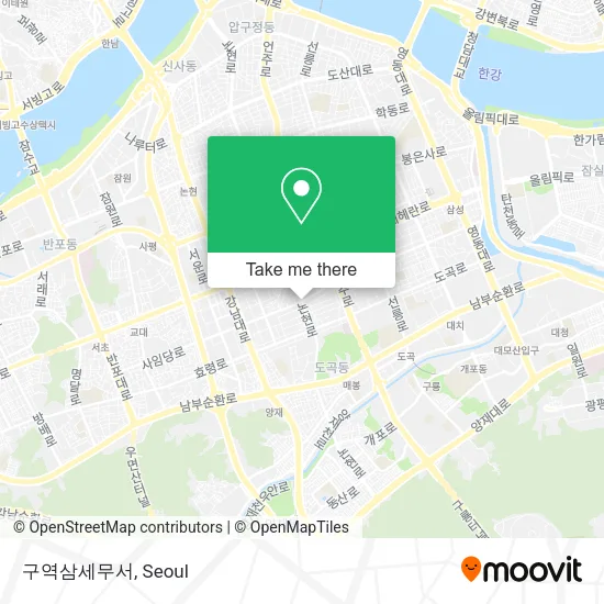 구역삼세무서 map