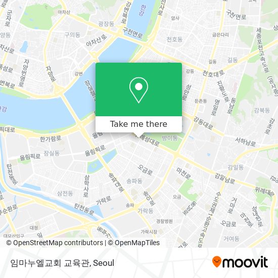 임마누엘교회 교육관 map