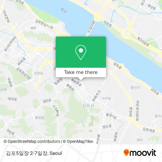 김포5일장                 2-7일장 map